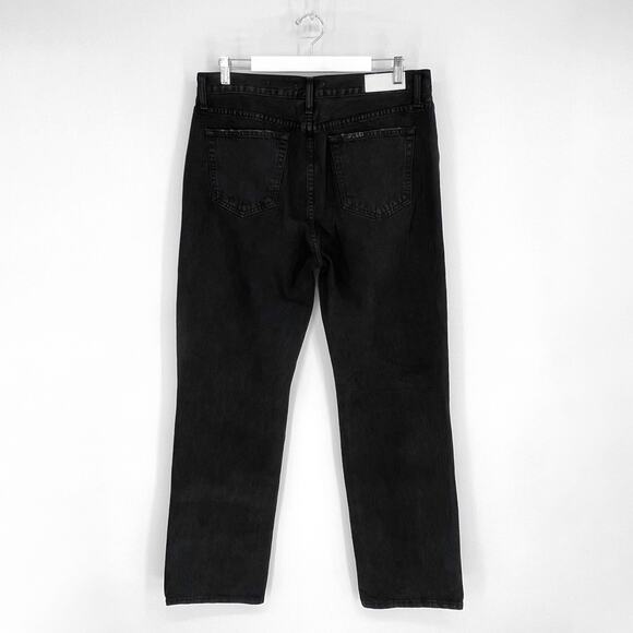 RE/DONE 90s High Rise Loose Jeans Women’s Size 31 Washed Black Distressed - Picture 7 of 7